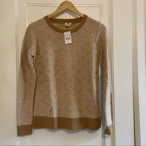 J. Crew Factory Diamond Plaid sweater